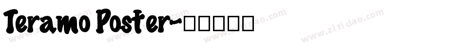 Teramo Poster字体转换